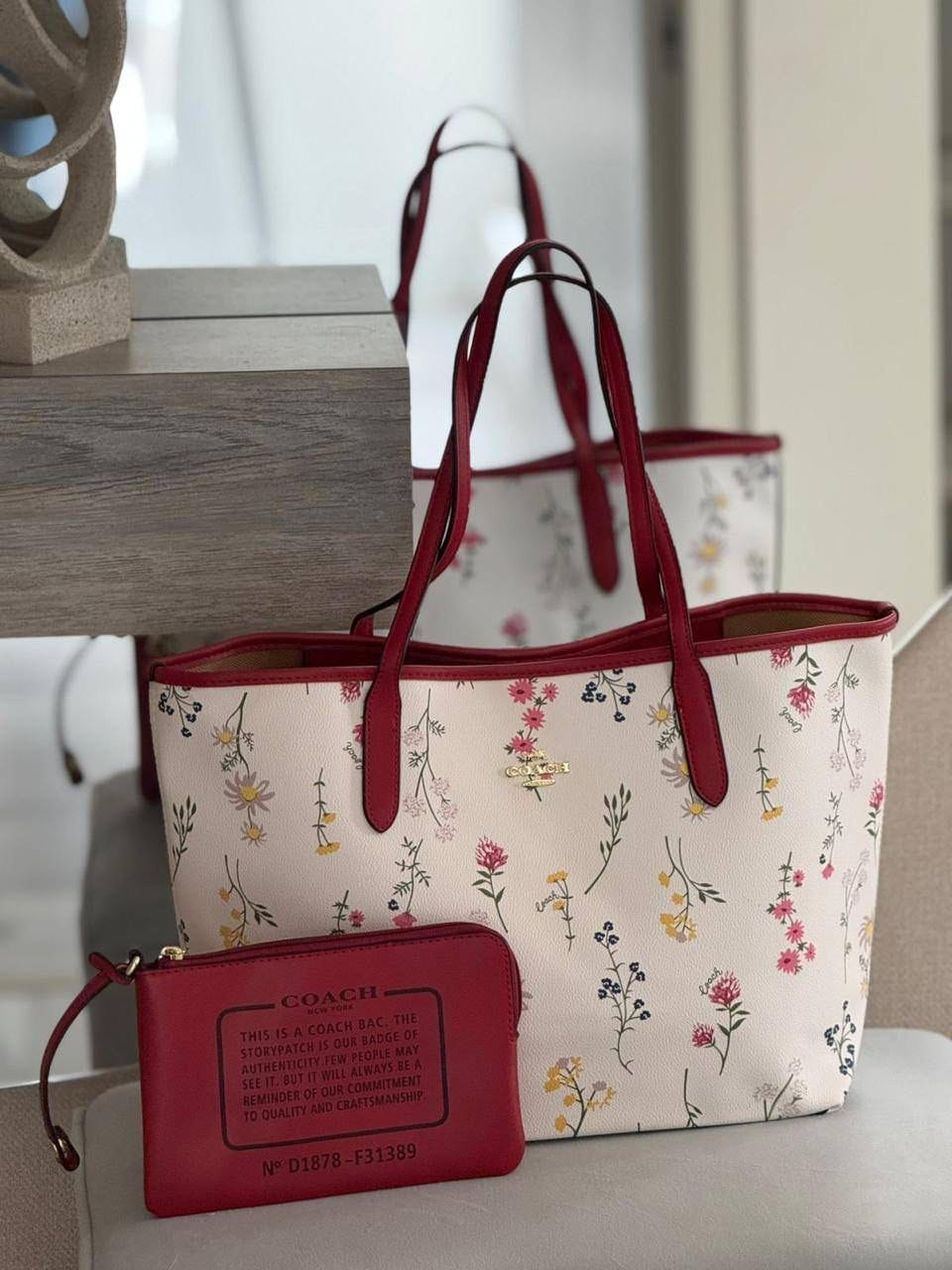 CARTERA COACH REVERSIBLE CALIDAD 1.1