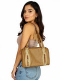 Catera BEIGE  cuero genuino MUJER