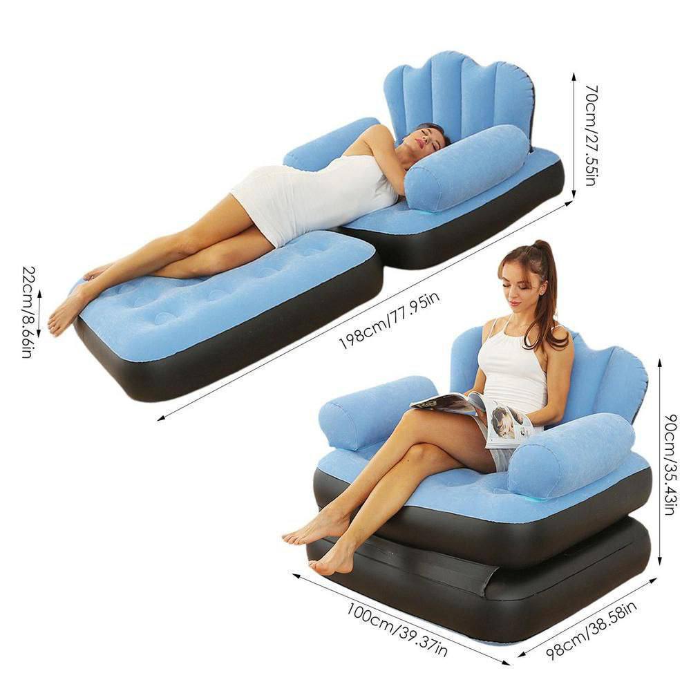 Sofa Cama Inflable Portatil Plegable